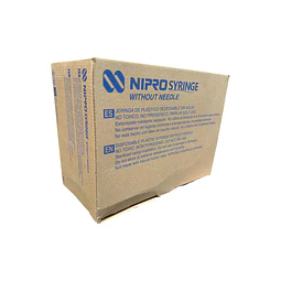 Jeringa Desechable Nipro Sin Aguja 50ml Luer Lock Caja 30 Unidades 