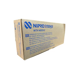 Jeringa Desechable Nipro 5ml Luer Slip 21g x 1 1/2 Caja 100 Unidades