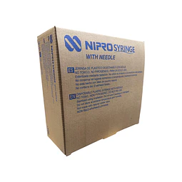 Jeringa Desechable Nipro 5ml Luer Lock 21g x 1 1/2 Caja 100 Unidades