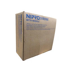Jeringa Desechable Nipro 3ml Luer Slip 21g X 1 1/2 Caja 100 Unidades