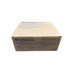 Jeringa Desechable Nipro 3ml Luer Lock 21g X 1 1/2 Caja 100 Unidades