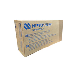 Jeringa Desechable Nipro 10ml Luer slip 21g X 1 1/2 Caja 100 Unidades