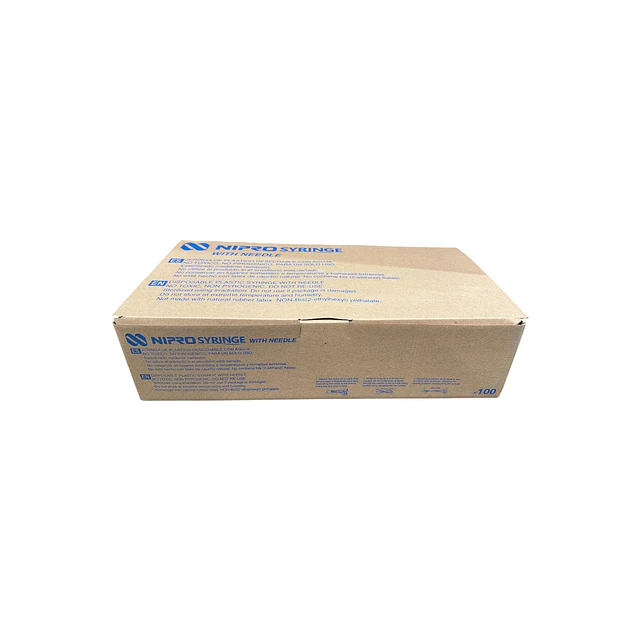 Jeringa Desechable Nipro 10ml Luer slip 21g X 1 1/2 Caja 100 Unidades