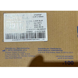 Jeringa Desechable Nipro 1ml Luer Slip Tuberculina 27g X 1/2 Caja 100 Unidades 