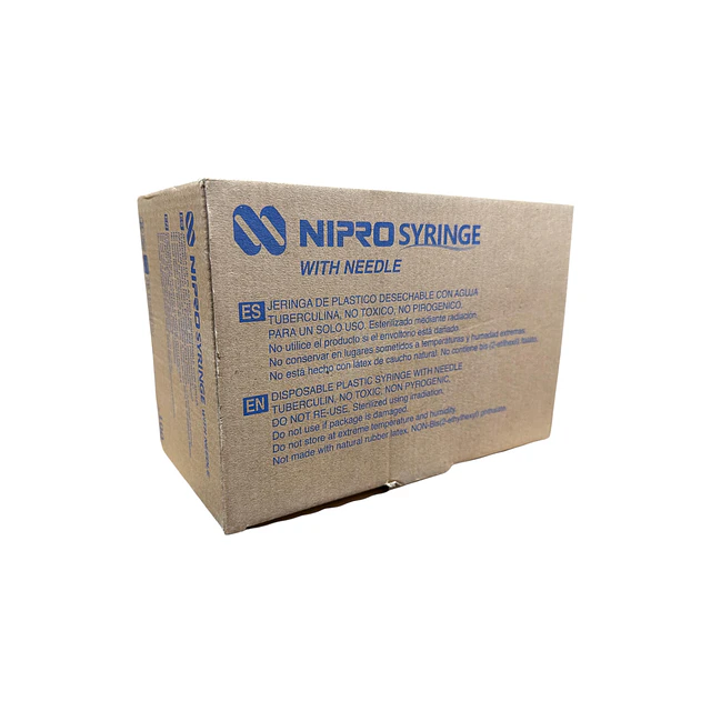 Jeringa Desechable Nipro 1ml Luer Slip Tuberculina 27g X 1/2 Caja 100 Unidades 