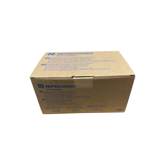 Jeringa Desechable Nipro 1ml Luer Slip Tuberculina 27g X 1/2 Caja 100 Unidades 