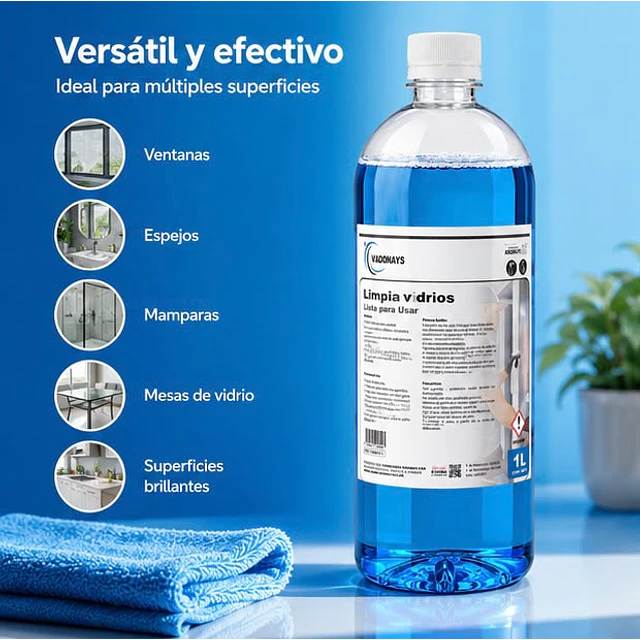 Limpia Vidrios Vadonays Multiusos 1000ml