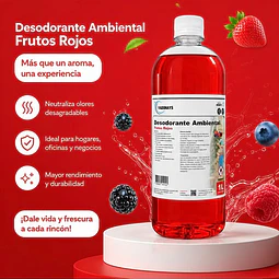 Desodorante Ambiental Vadonays Frutos Rojos 1000ml