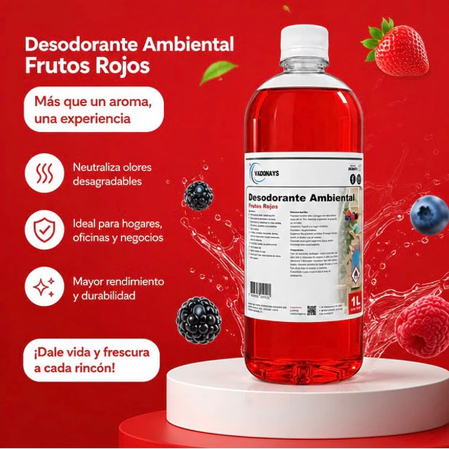 Desodorante Ambiental Vadonays Frutos Rojos 1000ml