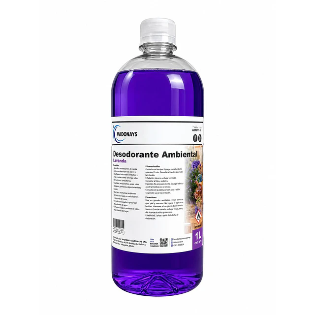 Desodorante Ambiental Vadonays Lavanda 1000ml