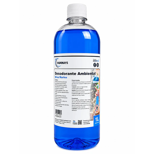 Desodorante Ambiental Vadonays Brisa Marina 1000ml