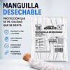 Manguillas Desechables Blanca 100 Unidades