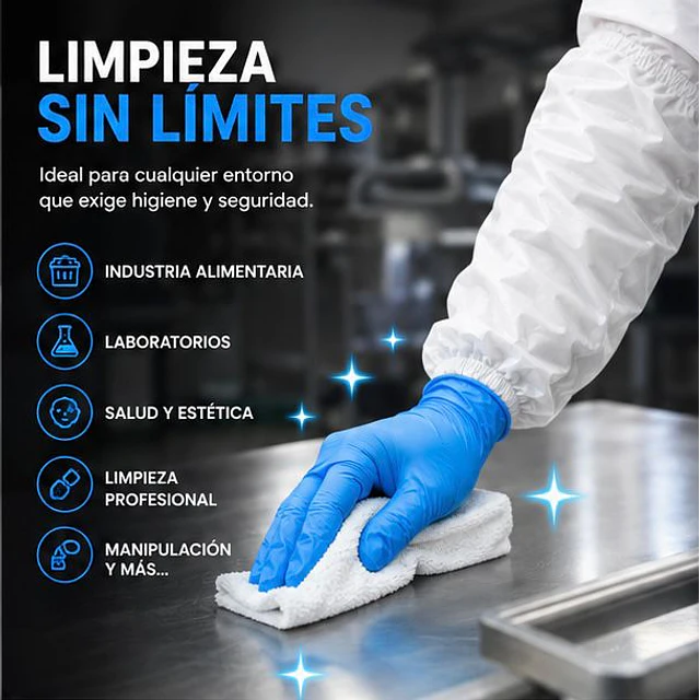 Manguillas Desechables Blanca 100 Unidades