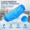 Manguillas Desechables Azul 100 Unidades