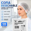 Cofias Desechables Blanca 100 Unidades