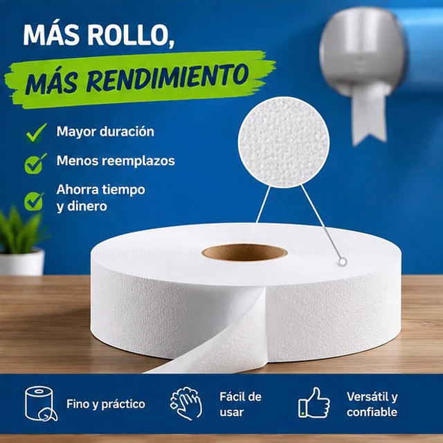 Papel Higienico Confort Industrial 4 Rollos X 500 Mts
