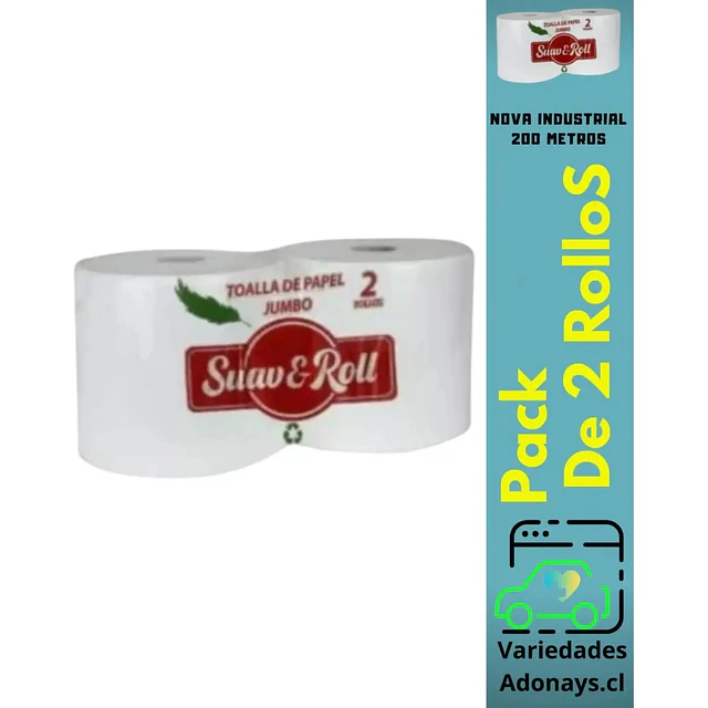 Toalla de papel nova 2x200mts
