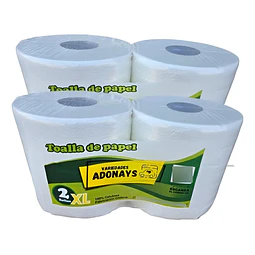 Toalla Nova Industrial XL (Pack de 4 Rollos)