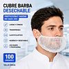 Cubre Barba Con Elástico 100 Unidades