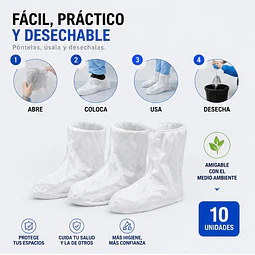 Cubre Botas Desechable 10 Unidades