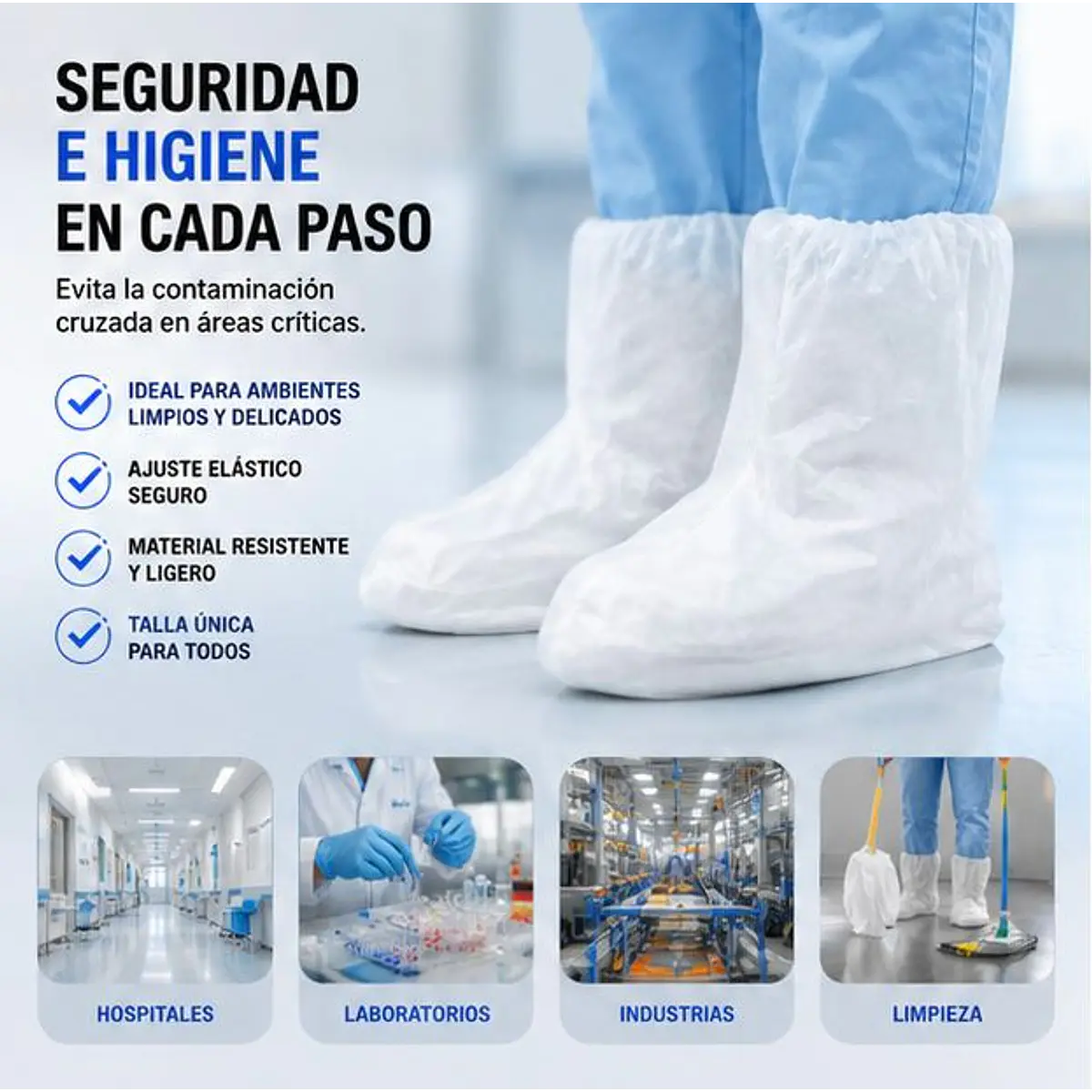 Cubre Botas Desechable 10 Unidades