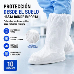 Cubre Botas Desechable 10 Unidades