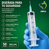 Jeringa 20ml Luer Slip 21G x 1 1/2 Desechable - Jumala 