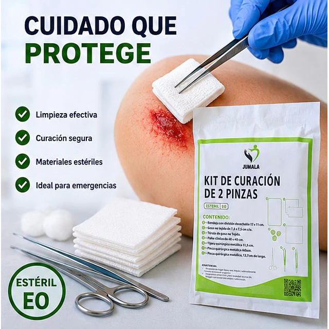 Kit de Curación Jumala de 2 Pinzas