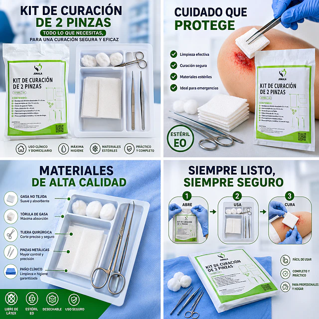 Kit de Curación Jumala de 2 Pinzas
