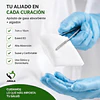 Aposito Gasa + Algodón Esteril Jumala 7x10 10 Unidades