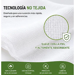 Apósito De Gasa Estéril Jumala 10x20 No Tejida 10 Unidades