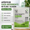 Apósito De Gasa Estéril Jumala 20x25 No Tejida 10 Unidades