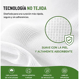 Apósito De Gasa Estéril Jumala 20x25 No Tejida 10 Unidades