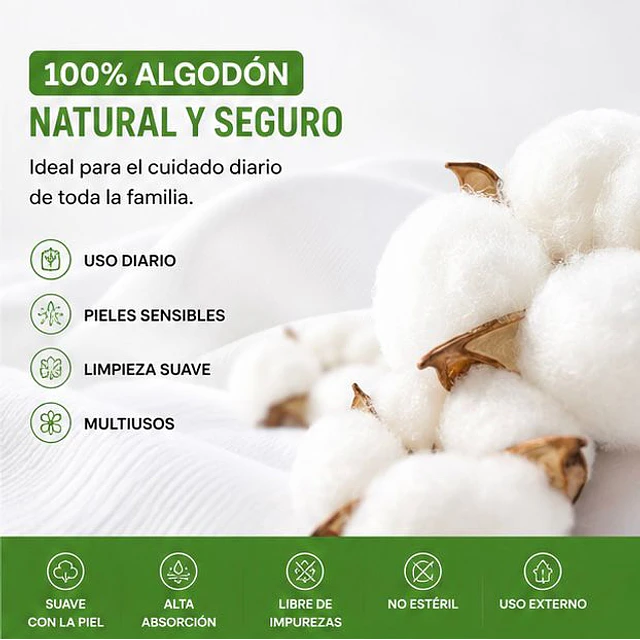 Algodón  Hidrófilo 1kg Prensado Jumala 