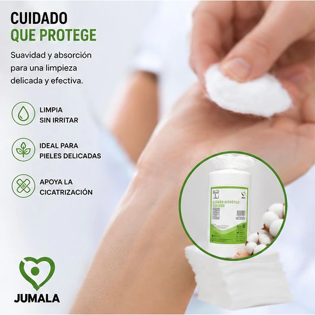 Algodón  Hidrófilo 1kg Prensado Jumala 