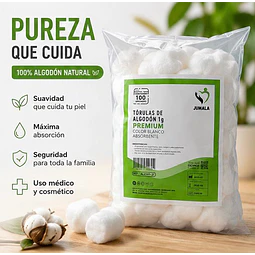 Torulas de Algodón Jumala de 1 Gr. 