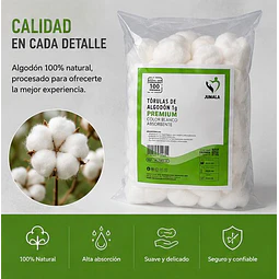 Torulas de Algodón Jumala de 1 Gr. 