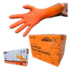 Guantes Nitrilo Texturizado Naranjo Profesional 50 Uni 8,0gr
