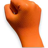 Guantes Nitrilo Texturizado Naranjo Profesional 50 Uni 8,0gr