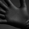 Guantes Nitrilo Texturizado Negro Profesional 50 Uni 8,0gr
