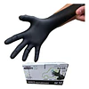 Guantes Nitrilo Texturizado Negro Profesional 50 Uni 8,0gr