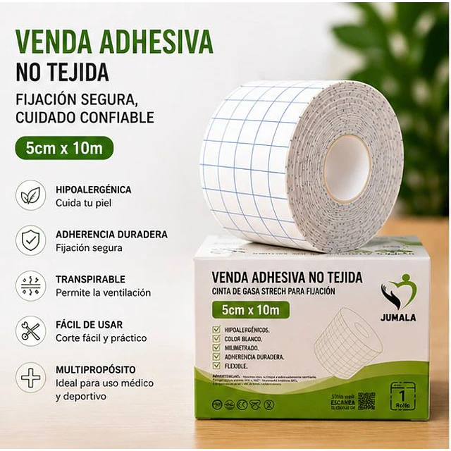 Venda Adhesiva Stretch Jumala 5cm X 10m