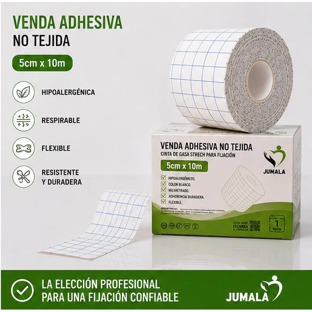 Venda Adhesiva Stretch Jumala 5cm X 10m