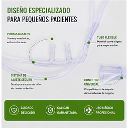 1 Unidad Canula Nasal De Oxigeno Pediatrica Jumala