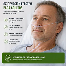 1 Unidad Canula Nasal De Oxigeno Adulto Jumala