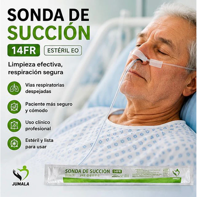 Sonda Nelaton FR14 Caja 100 Unidades - Jumala