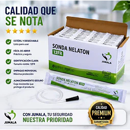 Sonda Nelaton FR12 Caja 100 Unidades - Jumala