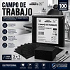 Campo de Trabajo, Servilleta, Pecheras Color Negro (Empaque de 100 unidades)