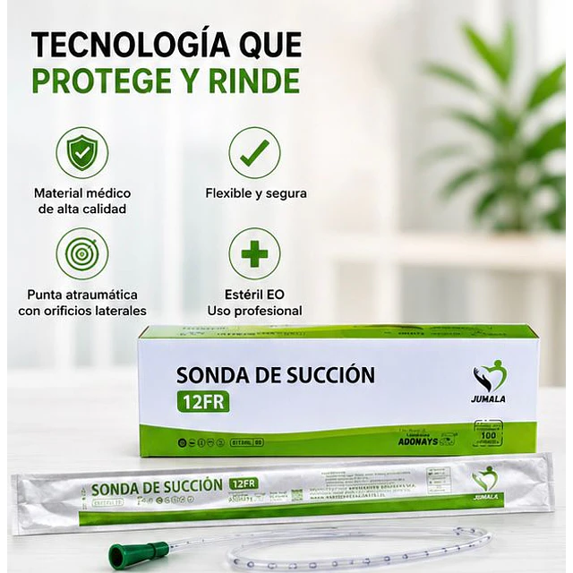 Sonda FR12 De Aspiración - Succión Caja 100 Unidades - Jumala 