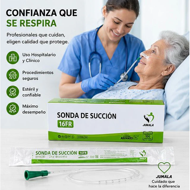 Sonda FR16 De Aspiración - Succión Caja 100 Unidades - Jumala 